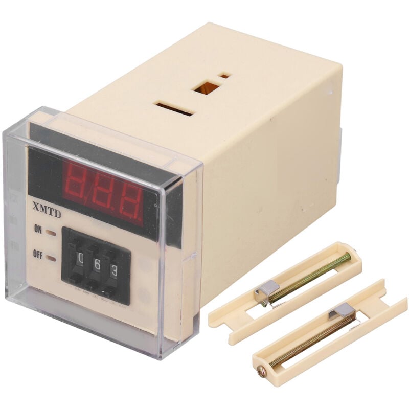 Eosnow E-Typ Digitaler Temperaturregler ABS Einstellbarer Thermostat für Lebensmittelmaschinen 0-999 ℃ 220 VAC