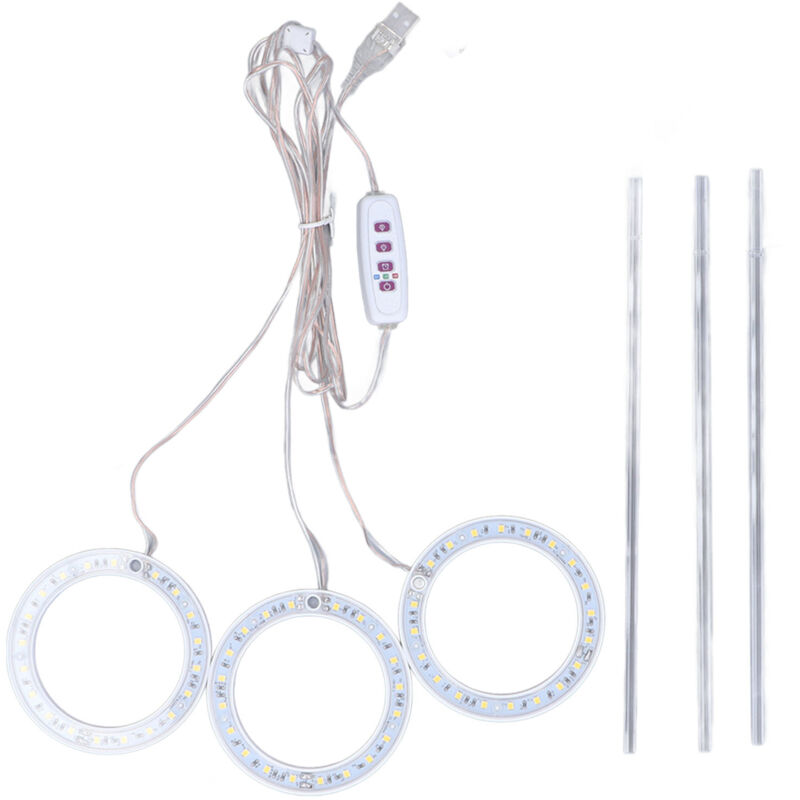 Eosnow LED -Pflanze wachsen Lichter Volles Spektrum USB Anbau Licht Timing 5 Level Dimming für Innennatürliche