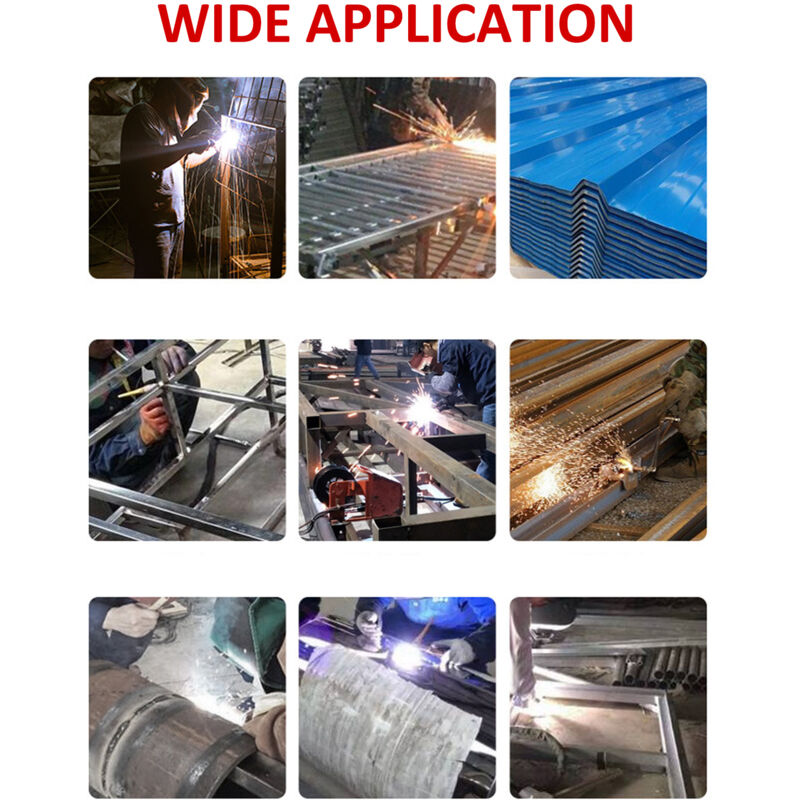 Eosnow Schweißmaschine 110-220V Kupfer tragbarer Wechselrichter DC Schweißer Digitalanzeige Dual Volt 5300W