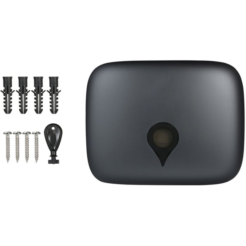 Wandmontierte C-fache Handtuchspender wasserdichtes Toilettenpapier-Tissue-Inhaber für Hotel-Lebensmittel-Serviceeinrichtungen-Grey - Eosnow