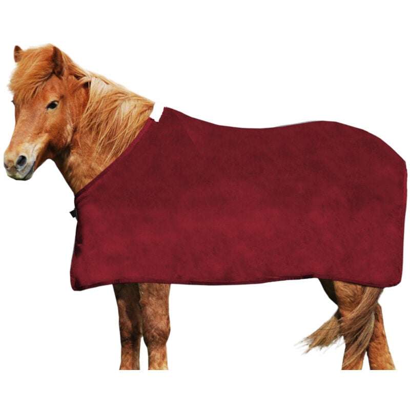 Pferdedecke speziell für Isländer, bordeaux - Dralon 125 cm - Equest