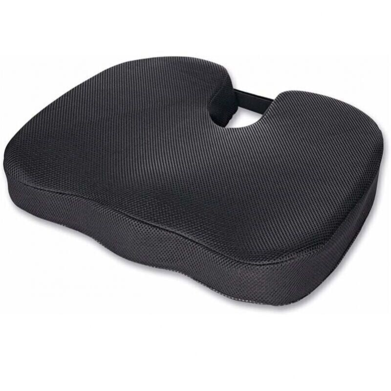 Ergonomisches Sitzkissen, Memory Foam Rücken- und Steißbeinentlastung, Orthopädisches Memory Foam-Kissen für Bürostuhl, Auto, Rollstuhl Ymyny