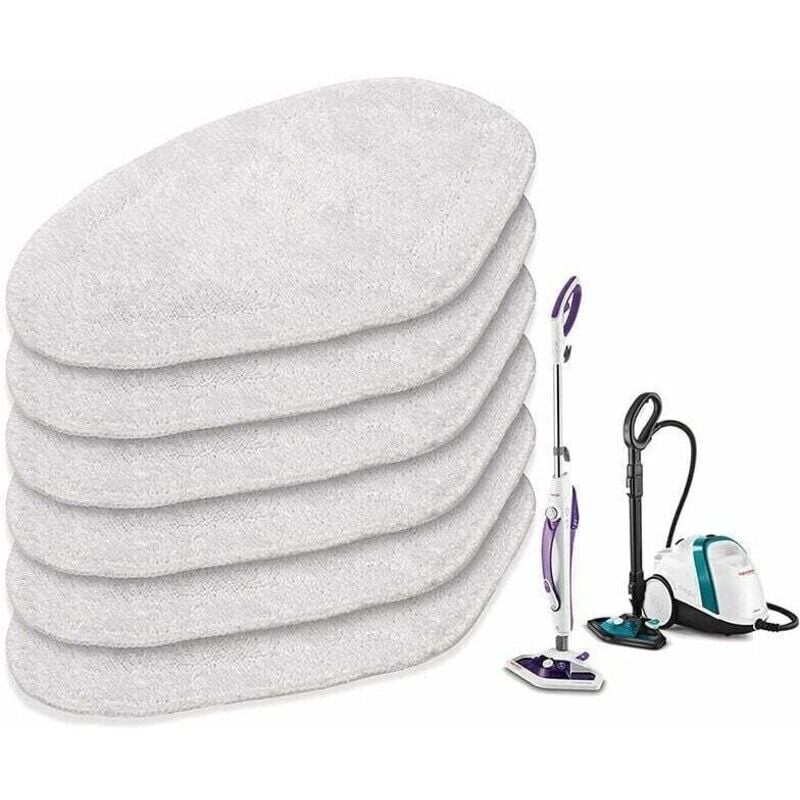 Ersatz für Polti Vaporetto Vaporforce Bürste, Originalprodukt für Smart 35Mop, Smart 40Mop, 6 Stück
