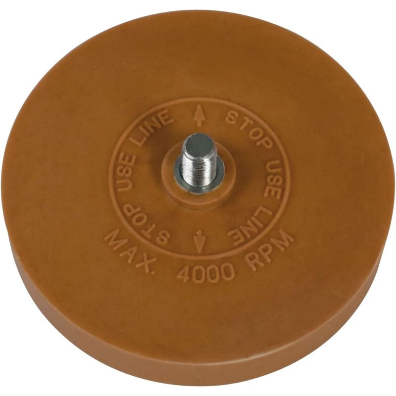 SW-Stahl 94858L Ersatz-Radierscheibe I Folienradierer I Radierer für Akkuschrauber I Radierscheibe Bohrmaschine I Auto Aufkleber Entferner I