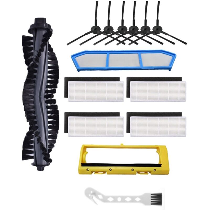 Ersatz-Rollenbürsten-Seitenbürsten HEPA-Filter für A4S A40