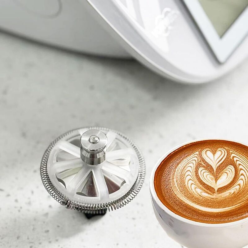 Ersatz-Schneebesen für Thermomix TM5/TM6, Milchaufschäumer-Aufsatz aus Edelstahl, kompatibel mit Thermomix TM5/6 und Dampfgaraufsatz