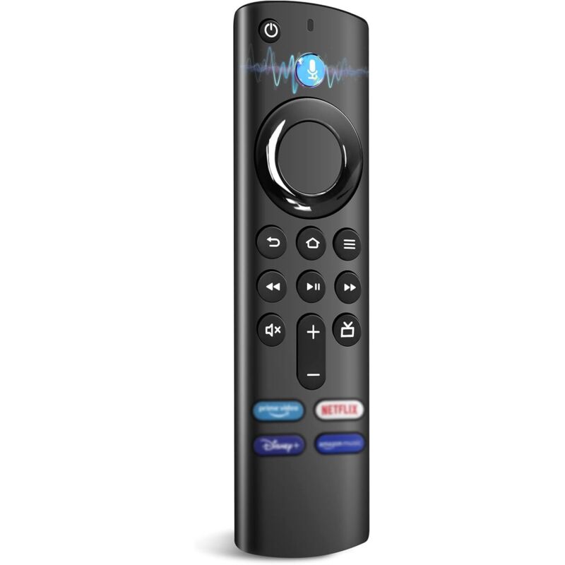 Ersatz-Sprachfernbedienung der 3. Generation, anwendbare AMZ-F-ire TV-Stick-Ersatzfernbedienung mit Sprachfunktion, geeignet für Smart TV Stick 2.