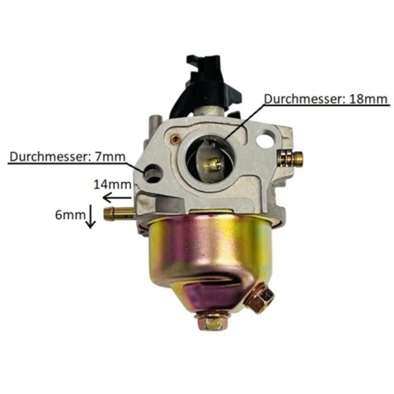 Keruidi Vergaser KDH107-3G Ersatz Vergaser für Rasenmäher, Stromerzeuger und Freischneider uvm.