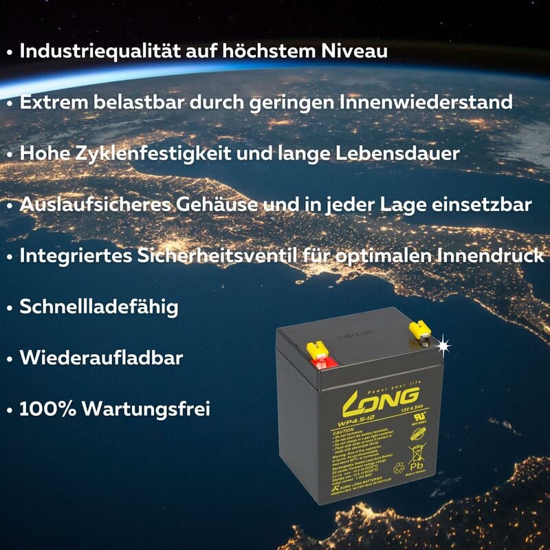 Kunglong - Ersatzakku 24V 4,5Ah Akku für Elektroroller sxt Elektro Scooter sxt 100