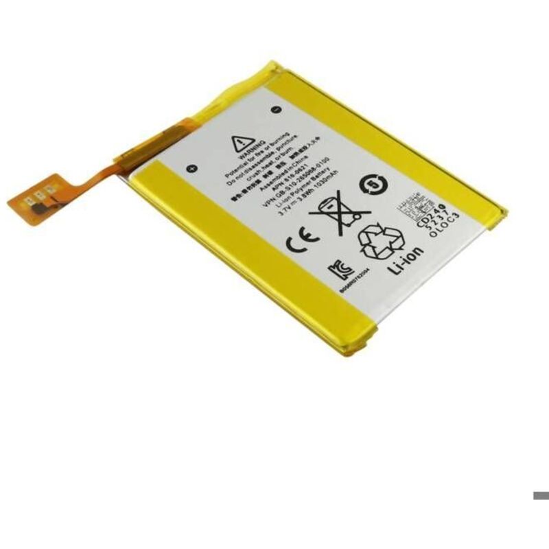 Ersatzbatterie - AVIZAR - iPod Touch 5 - 3,7V - 1030mAh - Li-Polymer Grau