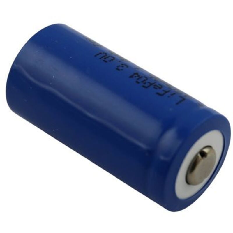 Ersatzbatterie CR123 LiFePO4 3.0V 450mAh Blau