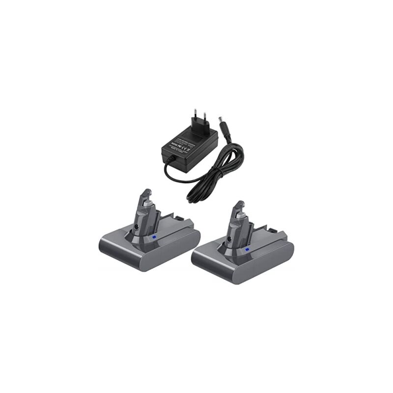 Ersatzbatterie mit Ladegerät für Dyson V6 DC58 DC59 DC61 DC62 für Dyson V6 Animalpro, V6 Absolute, V6 Animal Batri 965