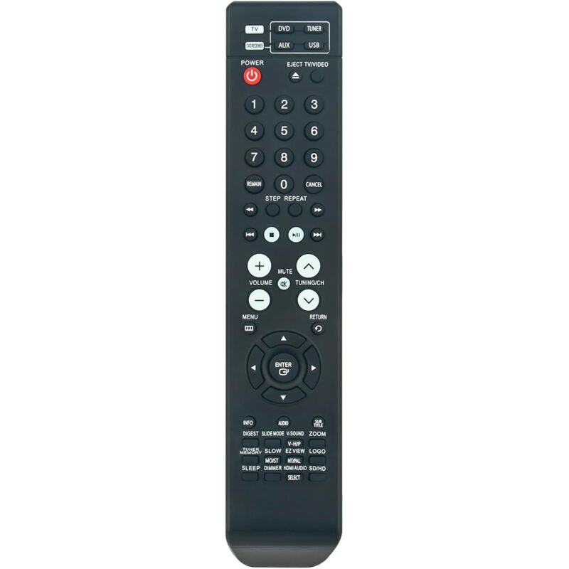 Ersatzfernbedienung AH59-01643Y für Samsung DVD-Receiver HT-Q100 HTQ100 HT-Q100W HTQ100W AH59-01643C AH5901643C AH5901643Y