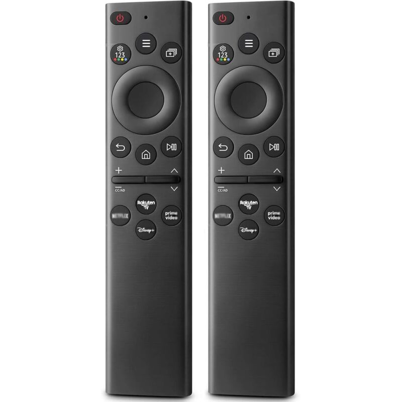 Ersatzfernbedienung für Samsung The Frame TV mit Rakuten TV, Disney+, Prime Video, Netflix und Schnellzugriffstasten. Kompatibel mit Samsung