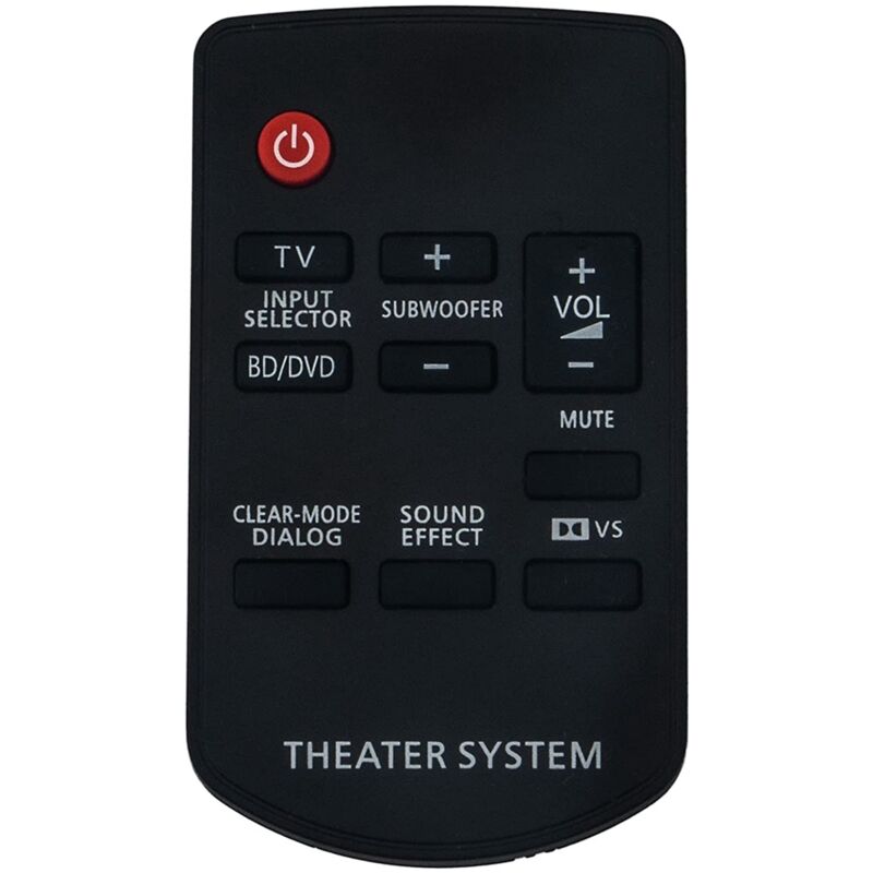Tlily - Ersatzfernbedienung N2QAYC000027 für Panasonic Theatersystem SC-HTB10 SC-HTB500 Fernbedienung