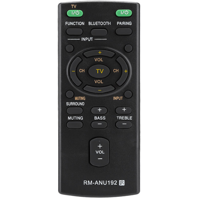 Ersatzfernbedienung RM-ANU192 für Sony SACT60BT HTCT60BT SSWCT60 Soundbar