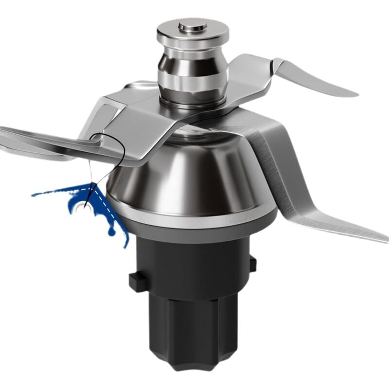 Ersatzklinge für Thermomix TM31, Edelstahl-Mixerklinge, für Thermomix TM31 Messerset, Ersatzmesser Tm31, 4 Klingen, gleichmäßiges Mahlen