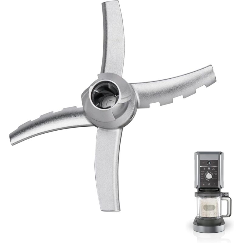 Ersatzklinge kompatibel mit Eismaschine der Ninja Creami NC500-Serie – Edelstahl-Mixklinge für Ninja Creami NC500C NC501 NC501C CN501CO NC501H