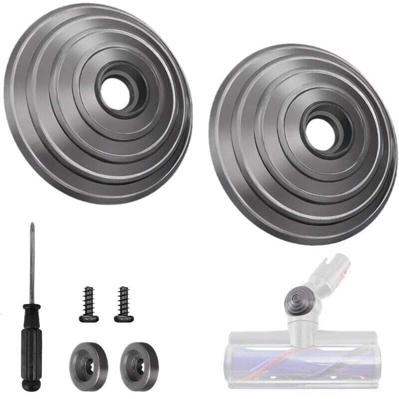 Ersatzkugelrad für Dyson Staubsaugerzubehör, passend für Dyson V8, V10, V11 und V15. Dyson Zubehör, rollbare Bodenbürste. Ersatzteil für Dyson