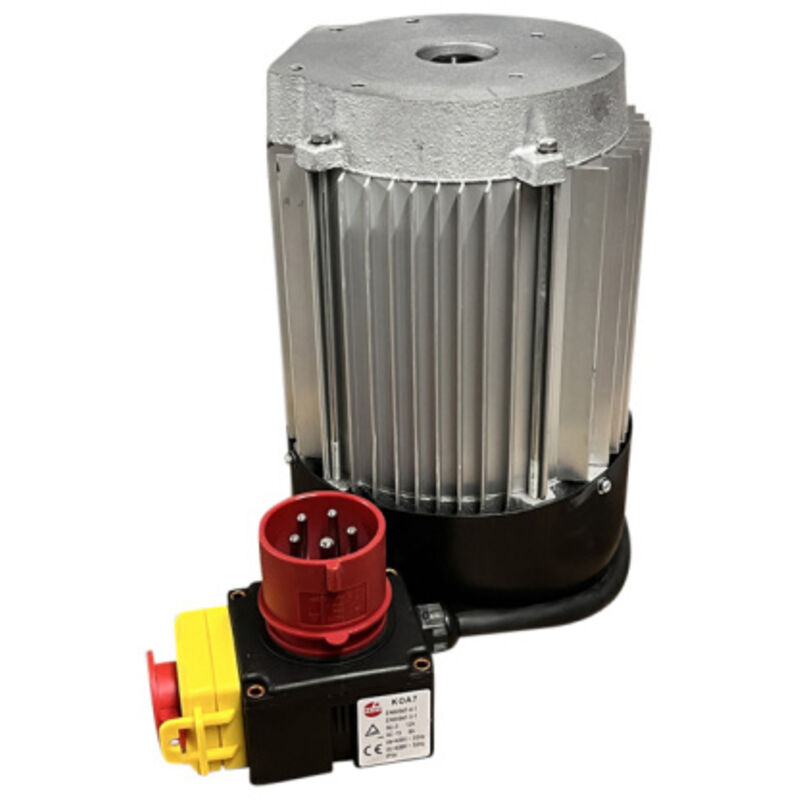Ersatzmotor Industriemotor 400V 12A 4,0kW + KEDU KOA7 Schalter mit Not/Aus Funktion Holzspalter Elektromotor