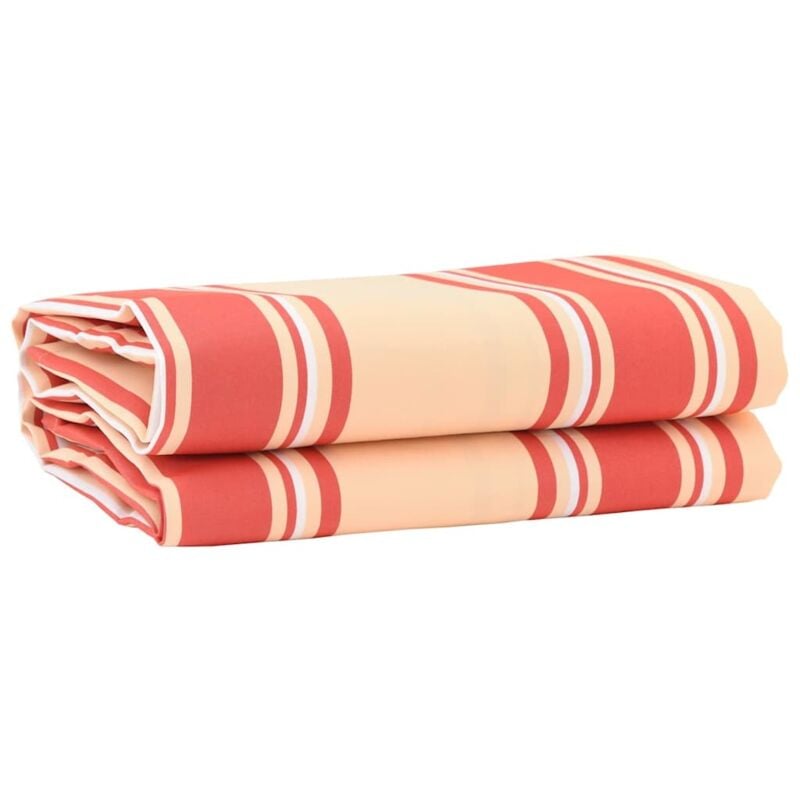 Vidaxl - Markisen-Ersatzstoff Gelb, orange 10 x 1.6 m pe, Beton, Eisen