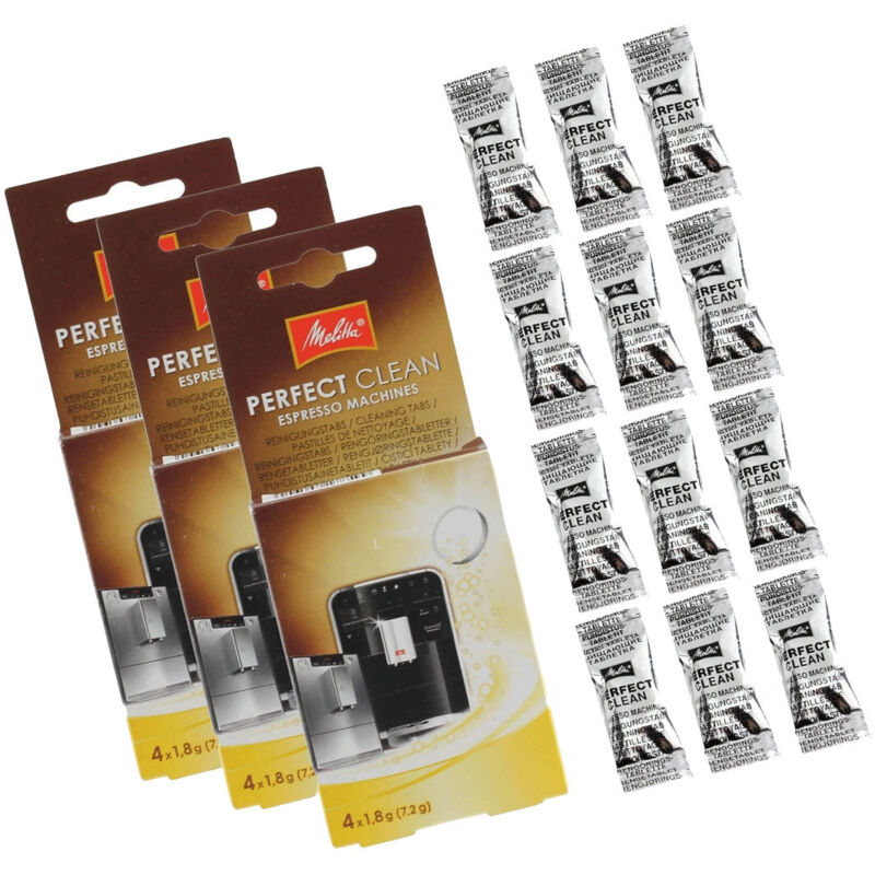 Melitta - Ersatzteil - Entkalker-Set 3 Boxen (12 Tabletten) - -