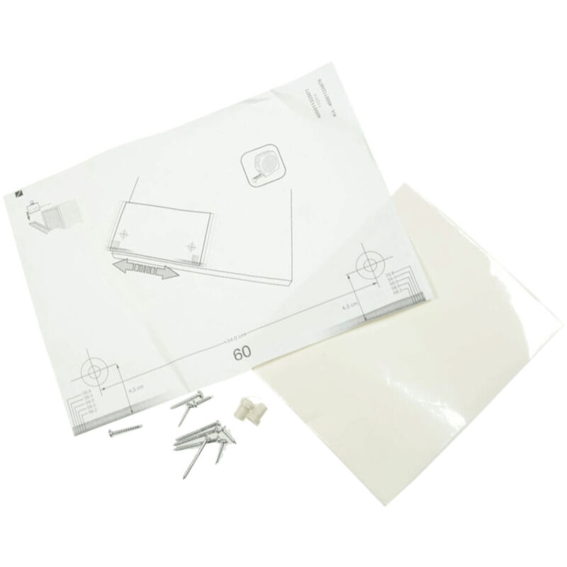 Whirlpool - Ersatzteil - Original-Installationskit 45/60 cm - ariston hotpoint, indesit, kitchenaid, bauknecht, ignis