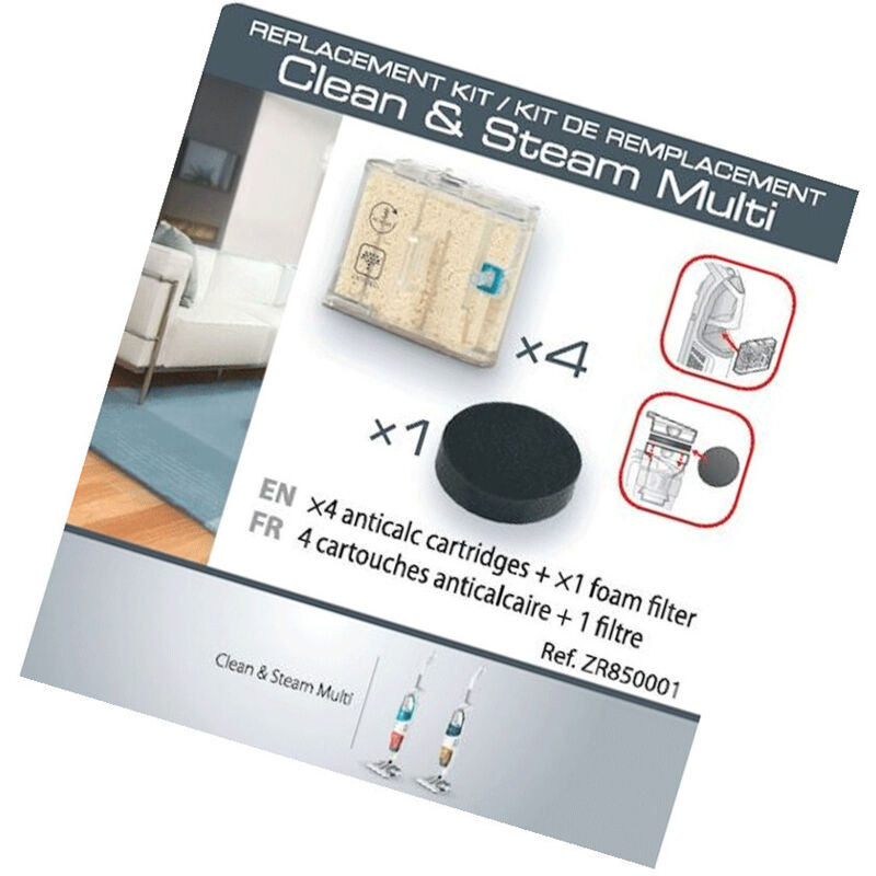 Ersatzteil - Set aus 4 Anti-Kalk-Patronen mit 1 Filter - - ROWENTA, TEFAL