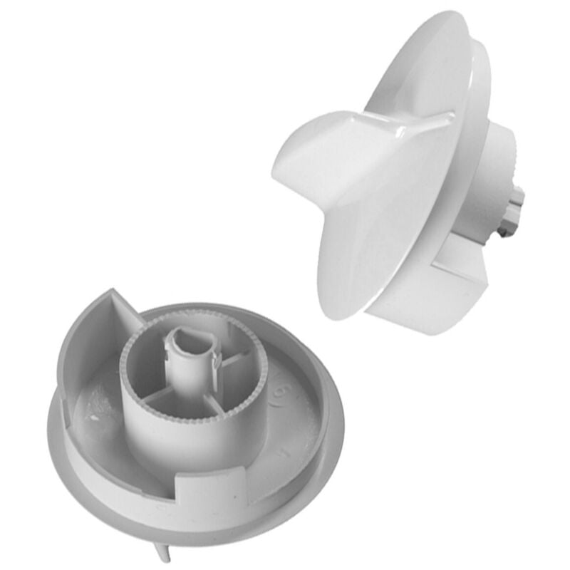Radiola - Ersatzteil - sos Accessoire Bouton minuteur blanc pour Four micro-ondes 481941338144 whirlpool - - whirlpool laden
