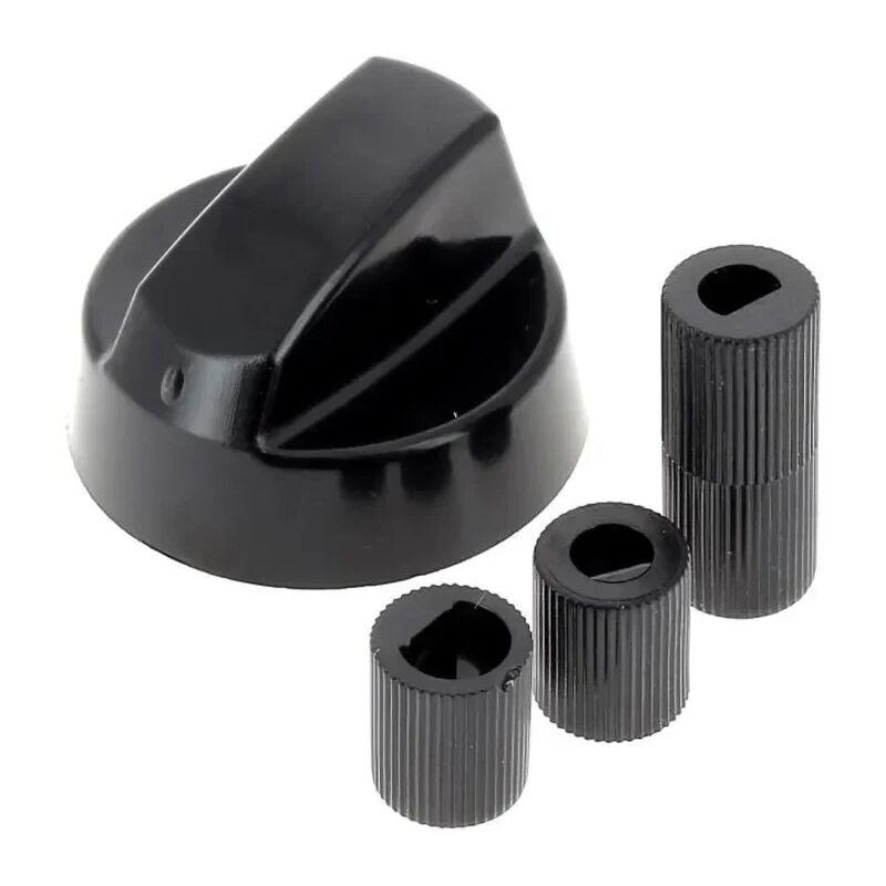 Schwarzer mehrachsiger Universalknopf für Herd diverse