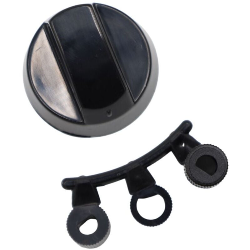 Schwarzer mehrachsiger Universalknopf für Herd diverse