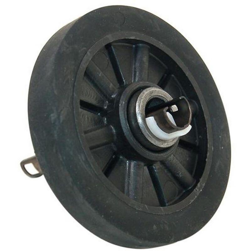 Whirlpool - Ersatzteil - Vorderachse lang und Trommelrolle - - bauknecht laden, ignis, kitchenaid, radiola, proline, ikea, bosch, vedette, sogelux