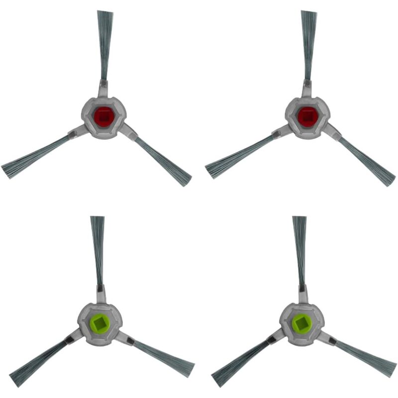 Ersatzteile 4 Seitenbürsten, kompatibel mit airrobo P20 P30 Roboter-Staubsauger-Ersatzzubehör
