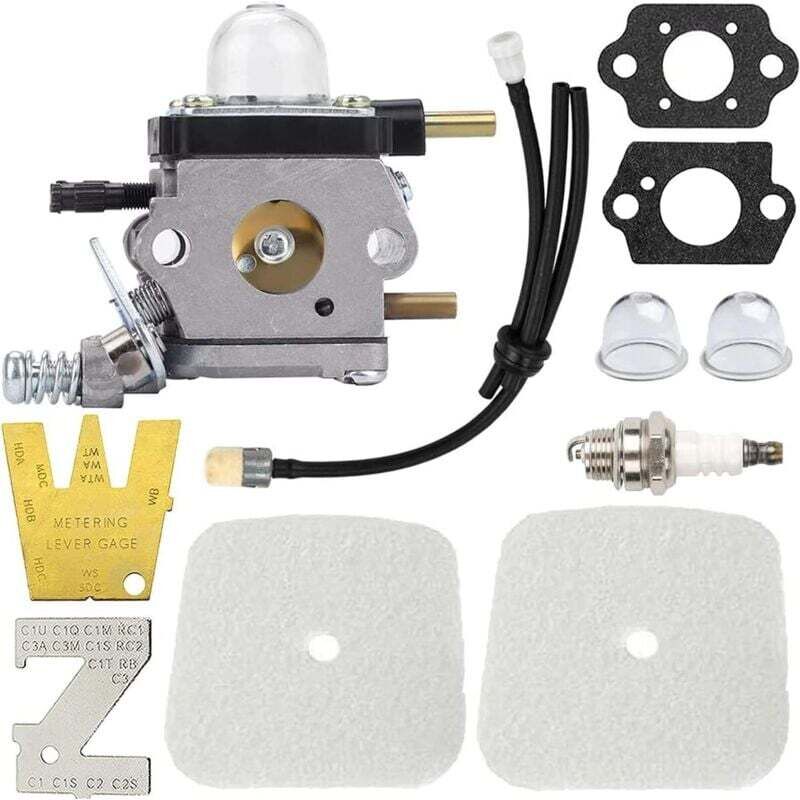 Ersatzvergaser C1U-K54A für Mantis 2-Takt 7222 7222E 7222M 7225 7230 7234 7240 7920 7924 Motorhacke/Grubber, mit Zündkerzendichtungen und Luftfilter.