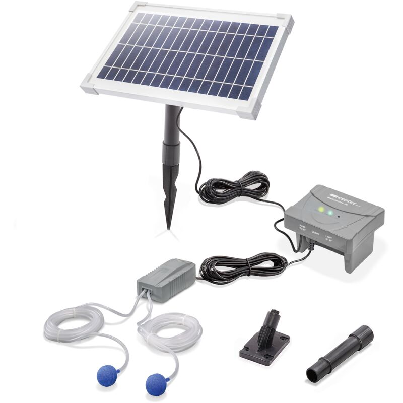 Esotec - Solar Teichbelüfter-SET 8/200 LiFePO4 akku Teichbelüftung Pumpe 101878