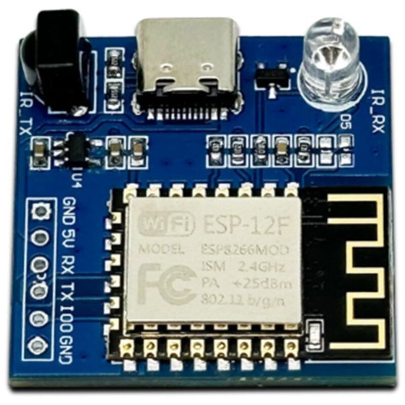 ESP8266 Infrarot-Sender-Empfänger für Command WIFI ESP-12F-Modul TYPE-C-Schnittstellenübertragungsmodul