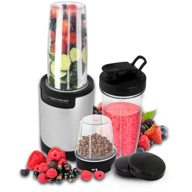 Esperanza - EKM030 Nutri blender/Personal blender 9in1 900W Silver