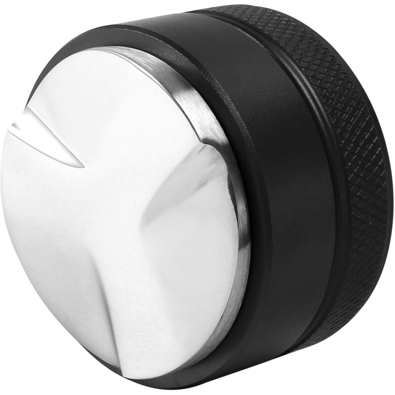 Espresso 304 Edelstahl Kaffee Verteiler Nivellier Werkzeug Kaffee Manipulation mit Drei Abgewinkelten HäNgen 49 Mm