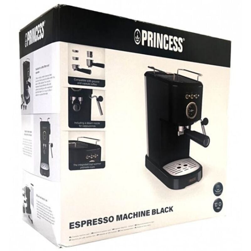 Princess - Espressomaschine manuell 249417 20bar 12lc 1100w