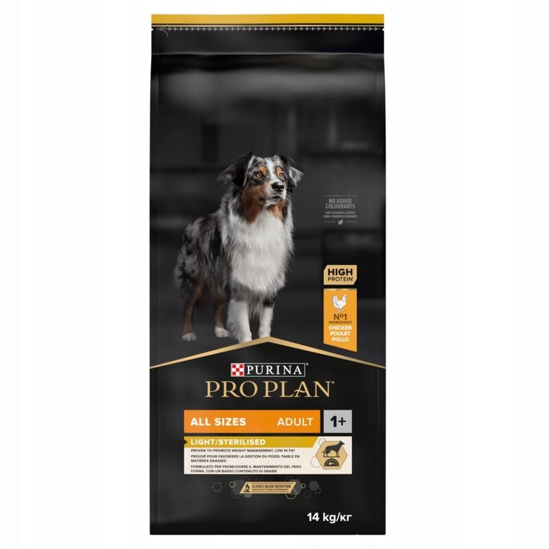 Purina - Essen Pro Plan Optiweight Light / Sterilisiert fЩr Щbergewichtige Hunde - 14 kg