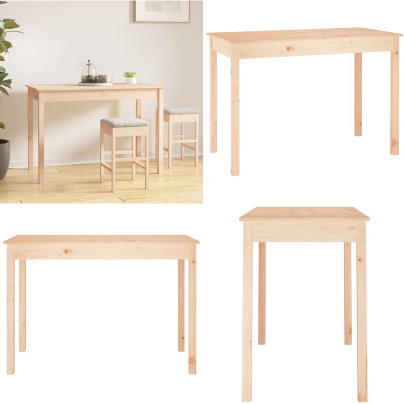 Esstisch 110x55x75 cm Massivholz Kiefer - Esstisch - Holzmöbel - Kiefernholz - Wohnzimmertisch - Küchentisch - Home & Living