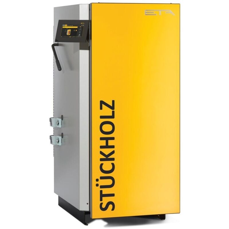 ETA Holzvergaserkessel SH 20P, Stückholzkessel 20kW beidseitig Anschluss für Pelletbrenner TWIN