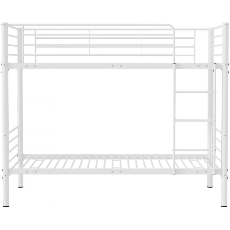 Etagenbett 'ADAM' - 90 x 190 cm - Metall - Weiß