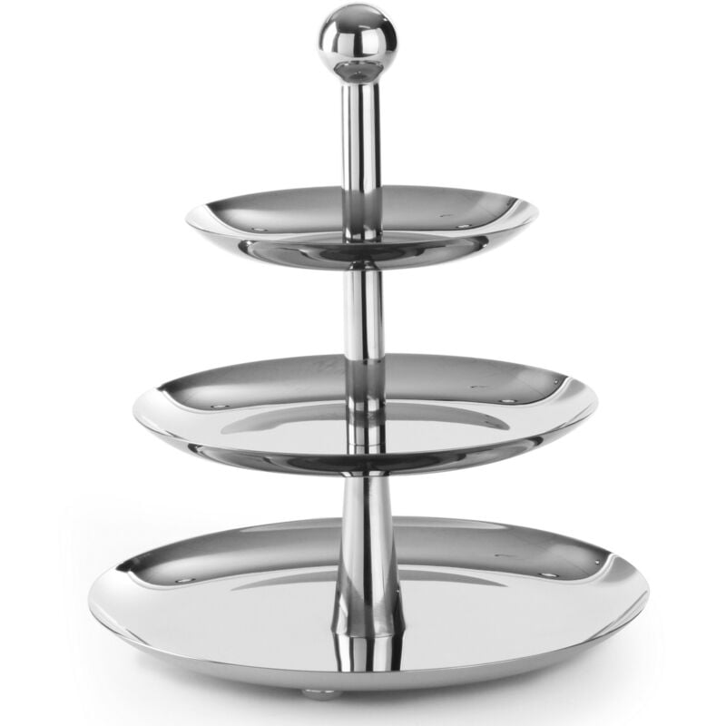 3-stöckiger faltbarer Torten- und Pralinenständer - Hendi 429914
