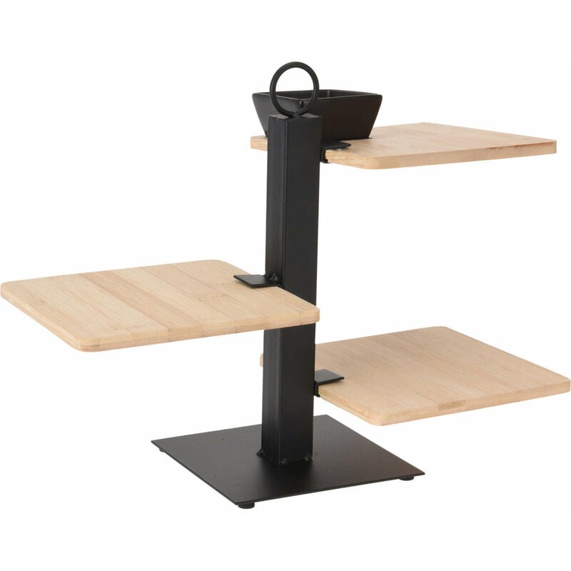 Etagere für Servieren von Snacks, 3-stöckig, 27 cm