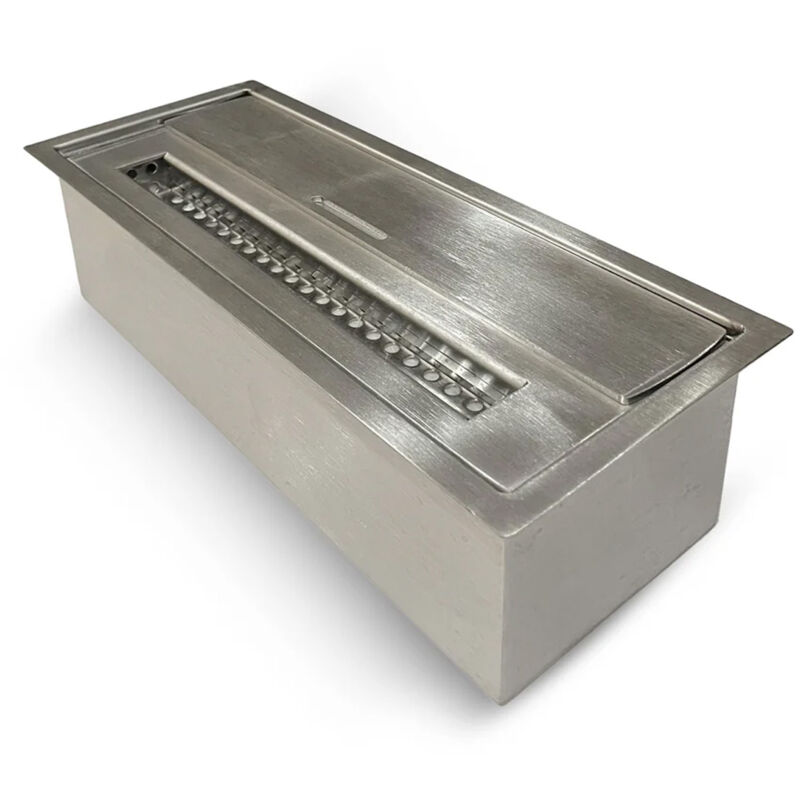 Ethanol-Kaminbrenner 1,5 L, aus Edelstahl 30x12,5xH8,5 cm