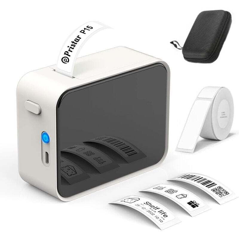 Etikettendrucker, tragbarer Etikettendrucker – Bluetooth-Thermodrucker, geeignet für Büro, Barcode-Erstellung, Kleinunternehmen, Geschäfte, Zuhause,