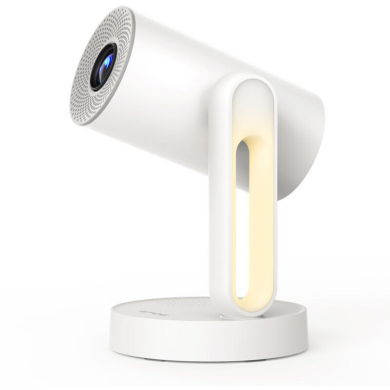 ETOE Starfish Projektor: Android TV 4K, 140°-Drehung, automatische Bildkorrektur, Sprachsteuerung, Bluetooth-Lautsprecher und Touch-Nachtlicht