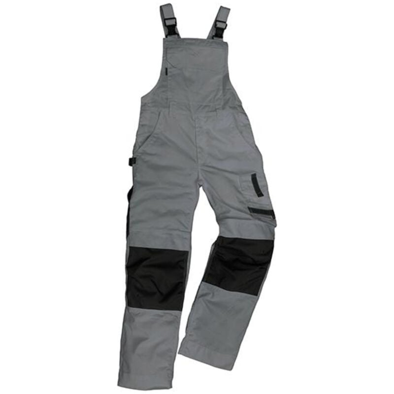 Excess Arbeitslatzhose Champ, Gr. 48, grau/schwarz