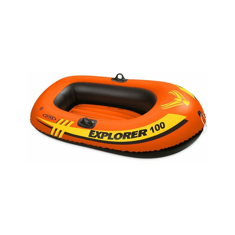 Explorer Schlauchboot mit Doppel-Luftkammer, sportliches Design, Einzel-Ruderboot aus Gummi